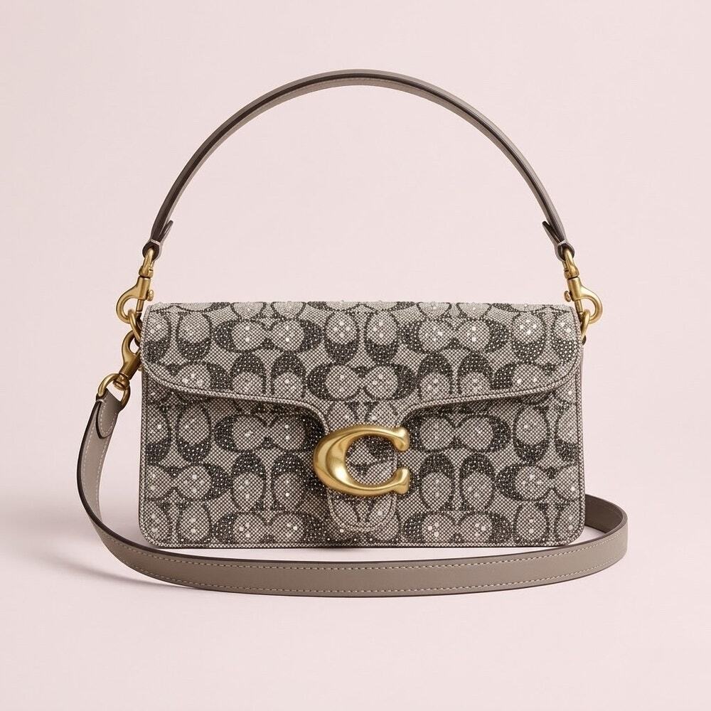 NWT Coach Crystal Tabby Brown